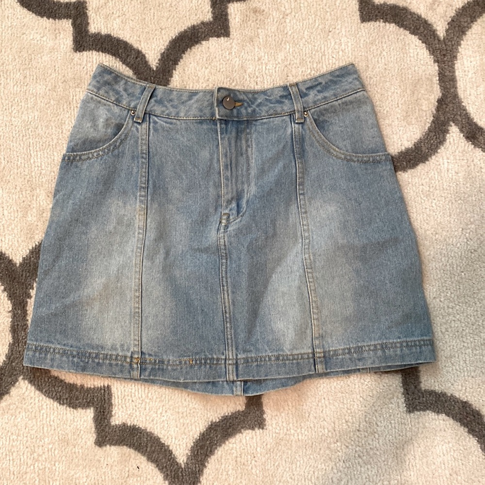Denim skirt
